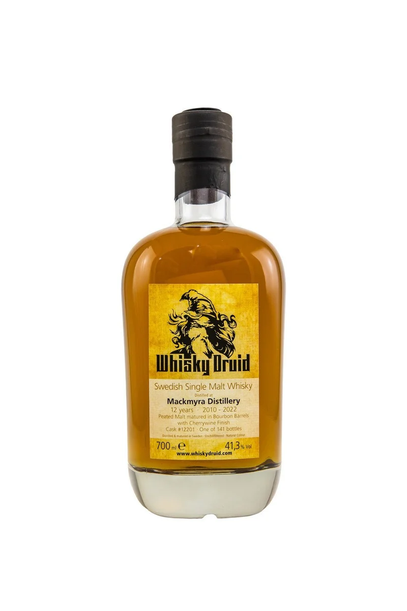 Mackmyra 2010/2022 #12201 Peated Cherrywine Finish Whisky Druid 41,3% vol. 700ml