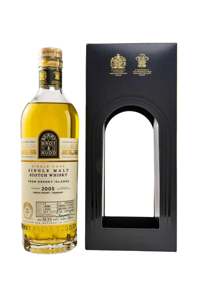 Orkney Islands 2005/2022 BR Berry Brothers Peated for Kirsch #2 59,3% vol. 700ml