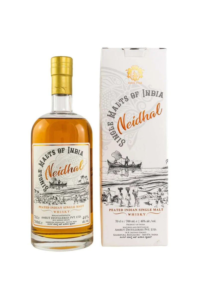Amrut Neidhal Peated Single Malts of India 46% vol. 700ml