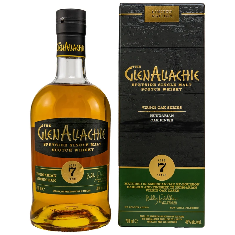 GlenAllachie | 7 Jahre | Hungarian Oak | Virgin Oak Series | 48%