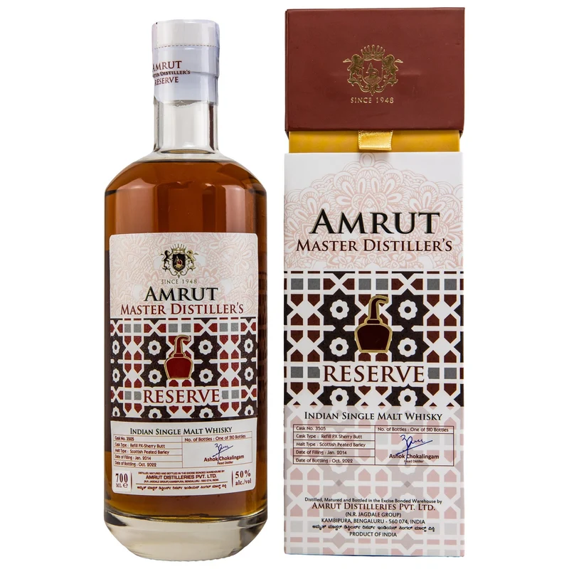 Amrut | Master Distillers Reserve | 8 Jahre | 2014/2022 | PX #3505 | 50%