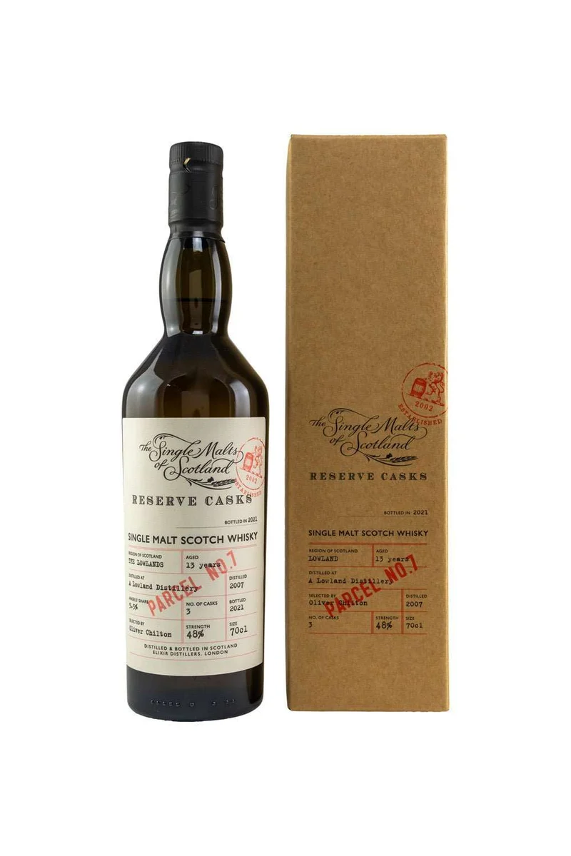 Secret Lowland Distillery 2007/2021 13 Jahre Single Malts of Scotland (SMoS) 48% vol. 700ml