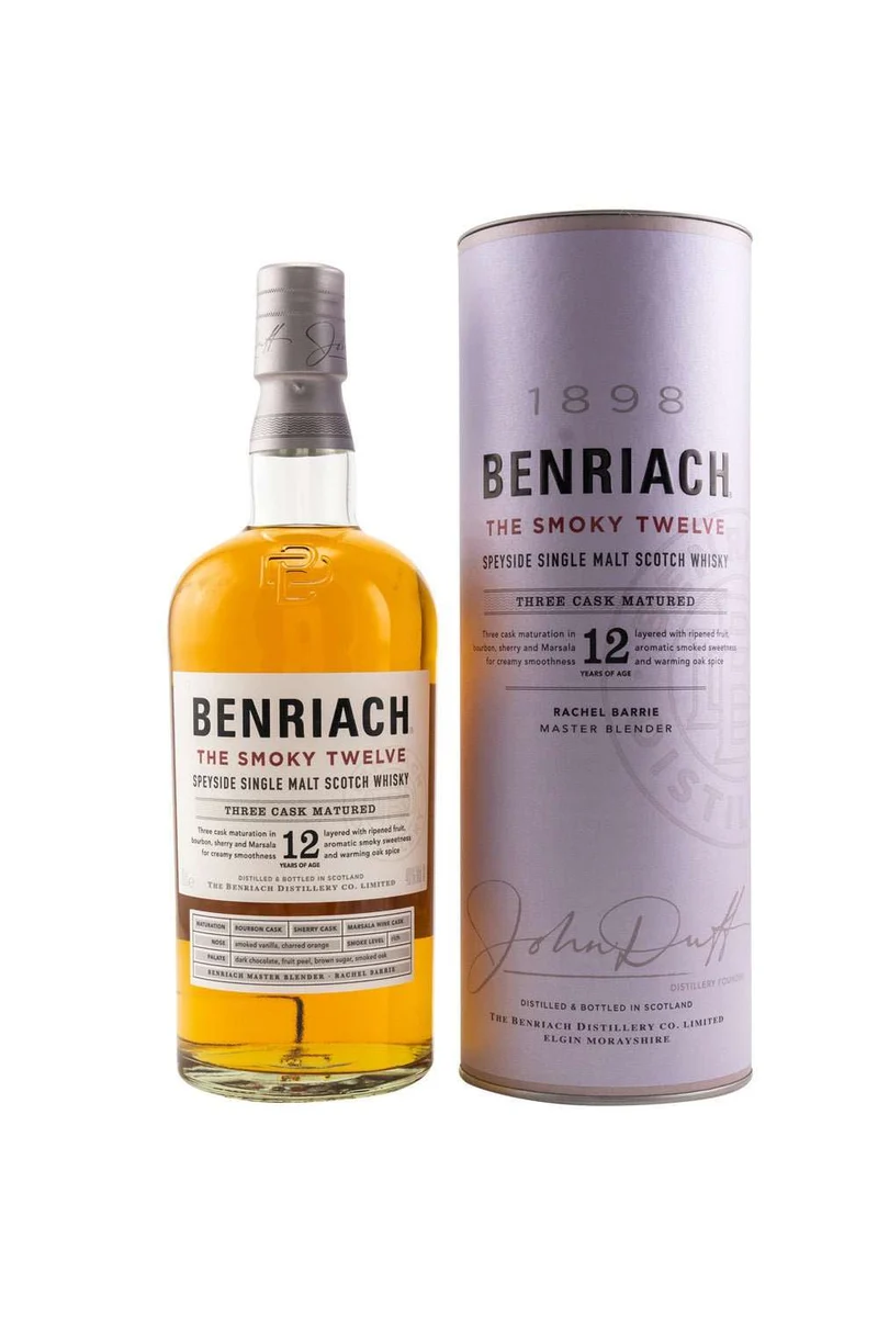 Benriach The Smoky Twelve Three Cask Matured 12 Jahre 46% 700ml