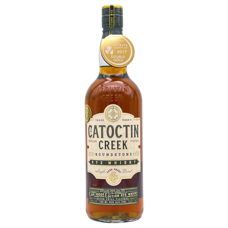 Catoctin Creek | Roundstone Rye | Cask Proof | Virginia Rye Whisky | 58%
