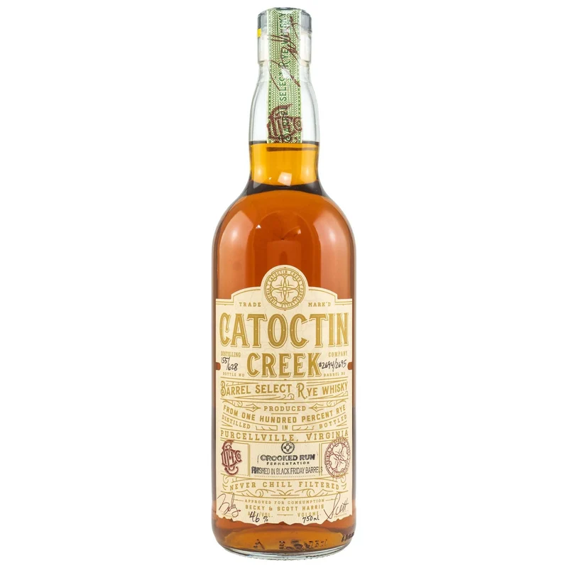 Catoctin Creek | Barrel Select | Black Friday | Virginia Rye Whisky | 0,75l | 46%