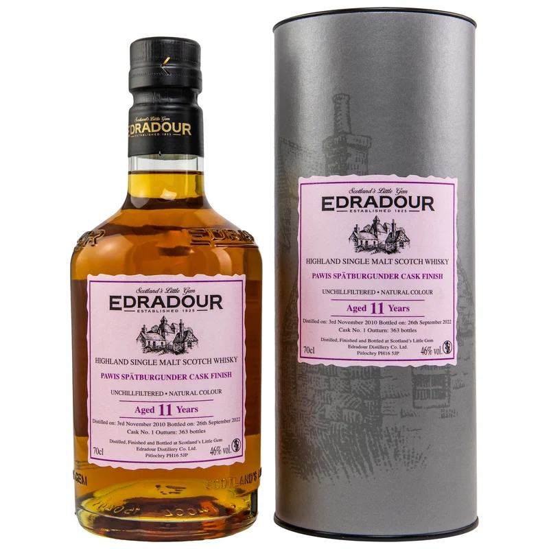 Edradour | 11 Jahre | 2010/2022 | Pawis Spätburgunder #1 | 46%