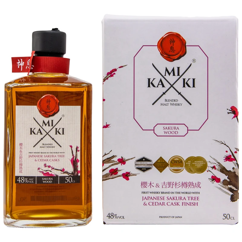 Kamiki | Sakura Wood | Blended Malt Whisky | 0,5l | 48%