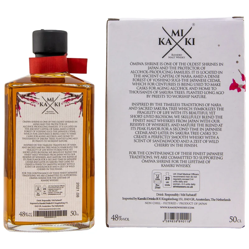 Kamiki | Sakura Wood | Blended Malt Whisky | 0,5l | 48%