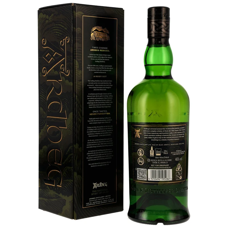 Ardbeg 10 Jahre Ten Islay Single Malt 46% vol. 700ml – neue Ausstattung