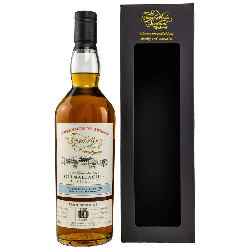 GlenAllachie | 10 Jahre | 2011/2022 | Sherry #900222 | The Single Malts of Scotland | 59,7%