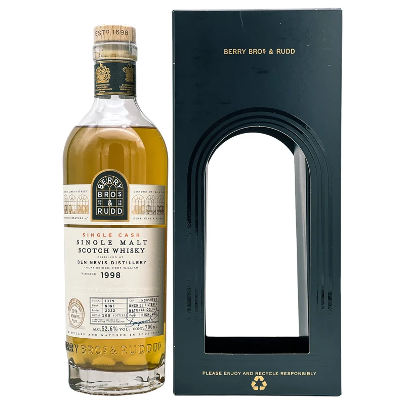 Ben Nevis | 1998/2022 | Cask #1379 | Berry Bros. & Rudd | 52,6%