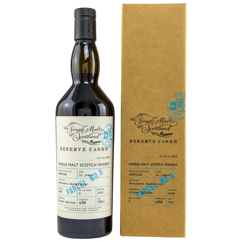 Benrinnes | 12 Jahre | 2009/2022 | Parcel No.9 | The Single Malts of Scotland | 48%
