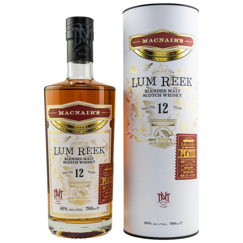 MacNair's | 12 Jahre | Lum Reek | Peated | Blended Malt Scotch Whisky | 46%