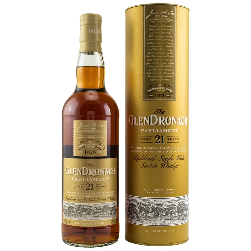 Glendronach | 21 Jahre | Parliament | Abfülldatum 09/2022 | 48%