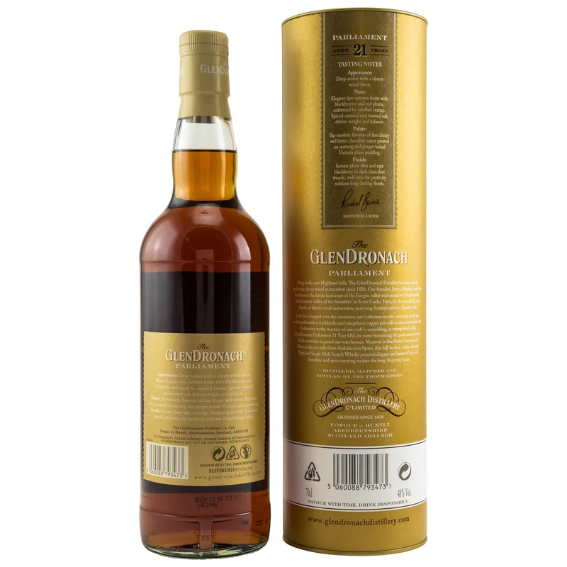 Glendronach | 21 Jahre | Parliament | Abfülldatum 09/2022 | 48%
