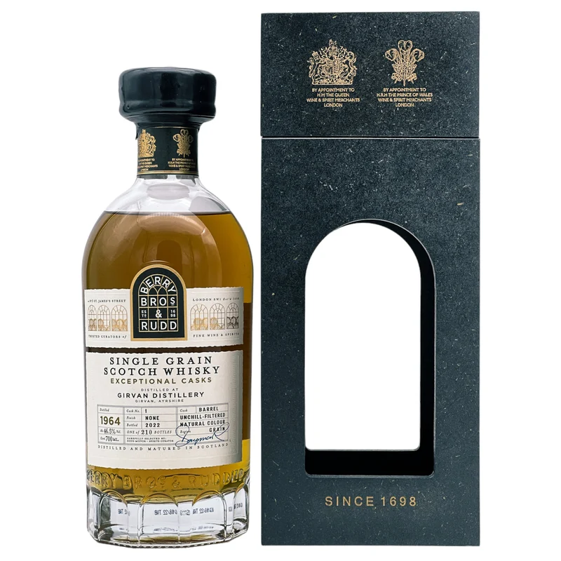 Girvan | 57 Jahre | 1964/2022 | Single Cask #1 | Exceptional Casks | Berry Bros. & Rudd | 46,5%