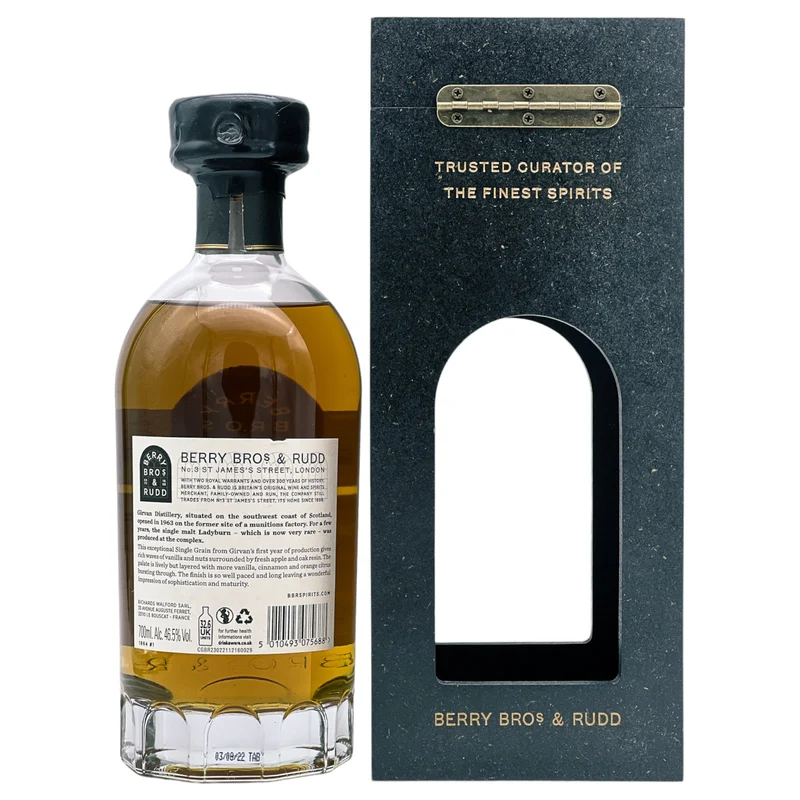 Girvan | 57 Jahre | 1964/2022 | Single Cask #1 | Exceptional Casks | Berry Bros. & Rudd | 46,5%
