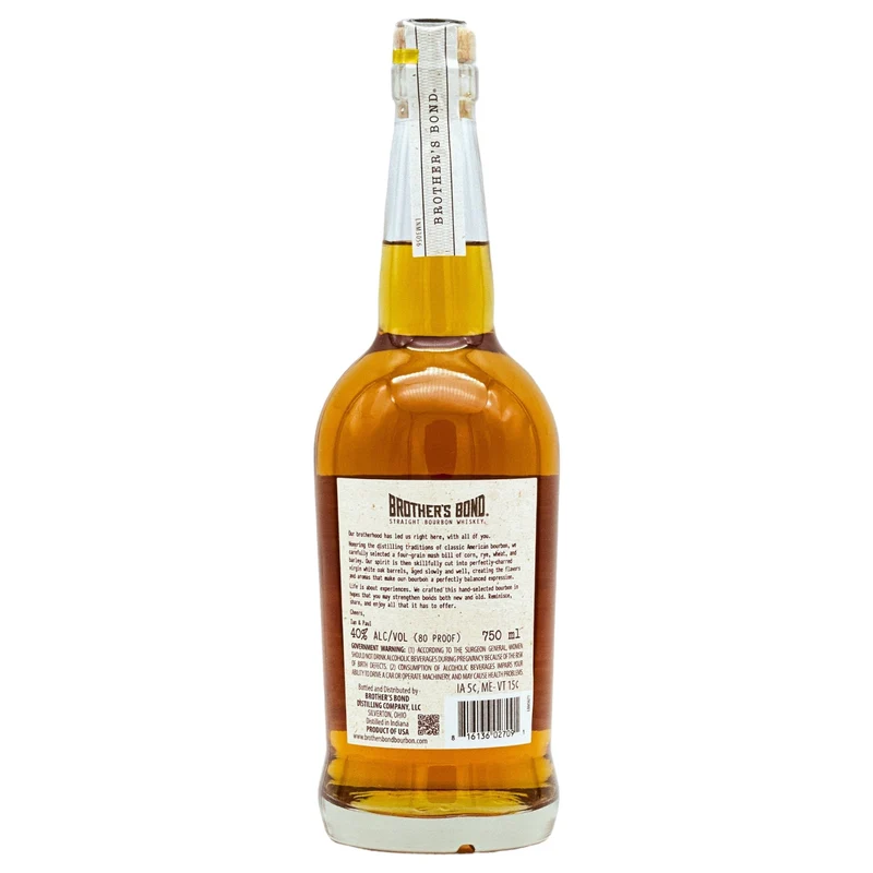 Brother’s Bond | Hand Selected Batch | Straight Bourbon | 0,75l | 40%