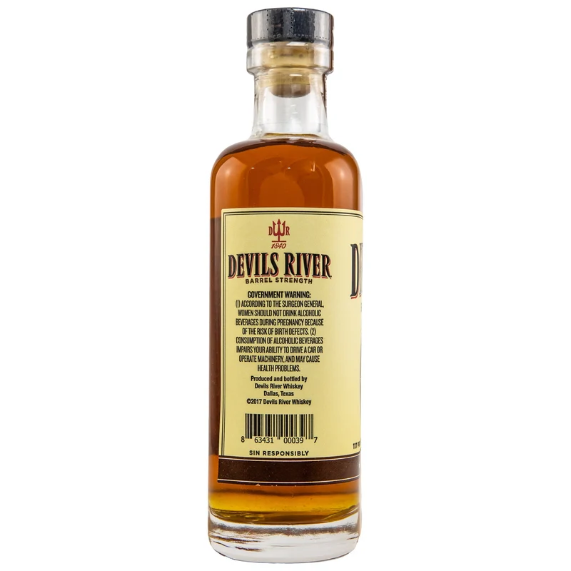 Devils River | Barrel Strength | Texas Bourbon | 0,75l | 58,5%