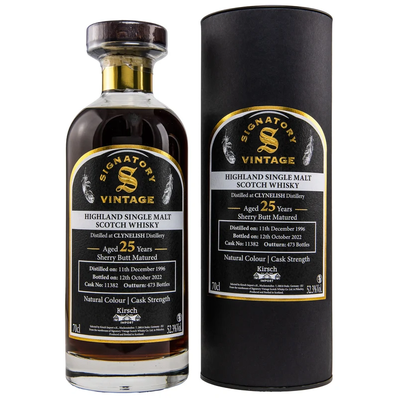 Clynelish | 25 Jahre | 1996/2022 | Sherry Butt #11382 | Signatory Vintage | 52,3%