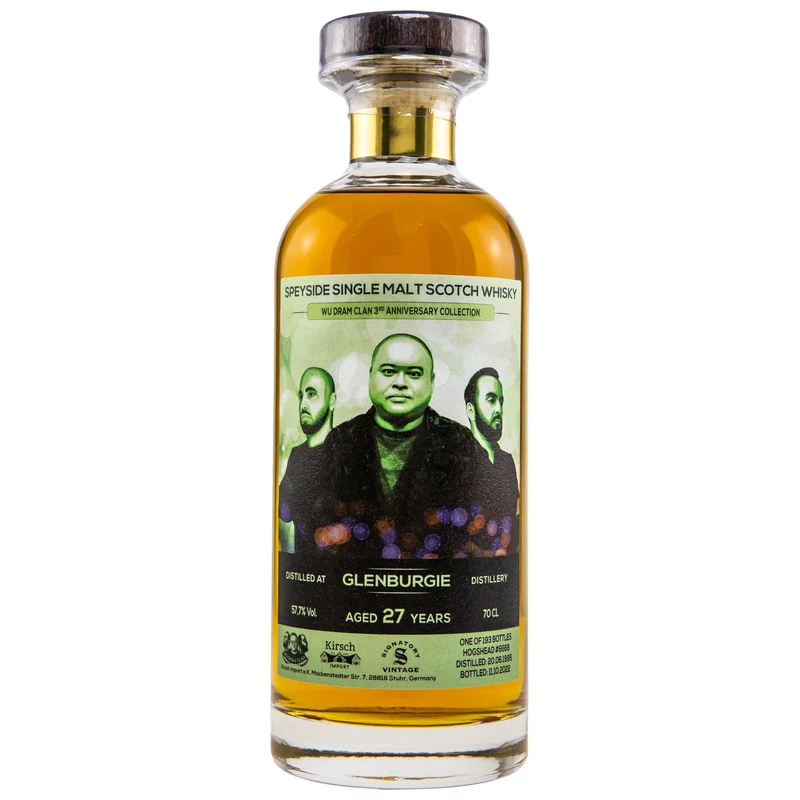 Glenburgie | 27 Jahre | 1995/2022 | Cask #6668 | Wu Dram Clan 3rd Anniversary Collection | 57,7%