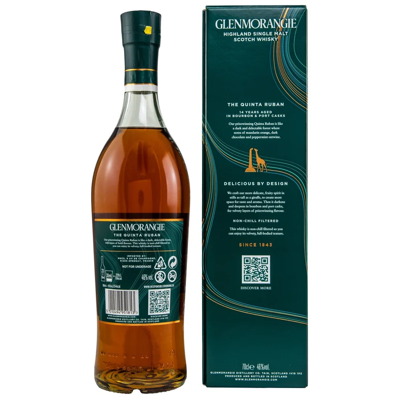 Glenmorangie | 14 Jahre | The Quinta Ruban | Neue Ausstattung | 46%