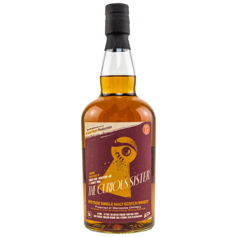 Glenlossie | 13 Jahre | 2008/2022 | Cask Noir #12178 | The Curious Sister | 54,1%