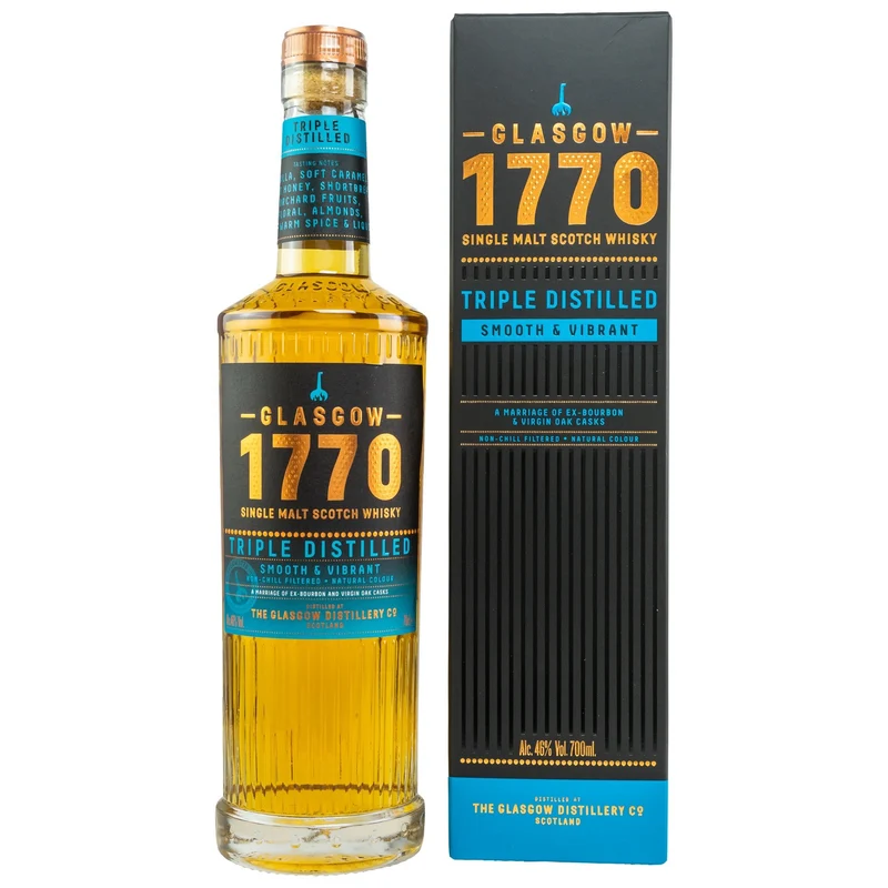 1770 Glasgow | Triple Distilled | Smooth & Vibrant | 46%