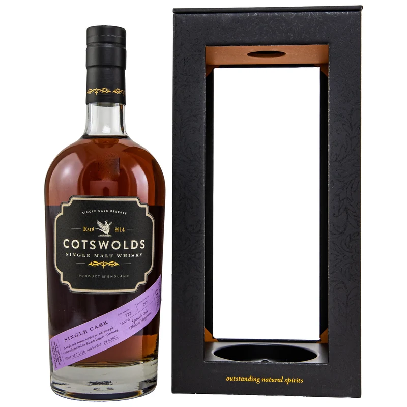 Cotswolds | 6 Jahre | 2016/2022 | Oloroso Single Cask #722 | English Whisky | 59,9%