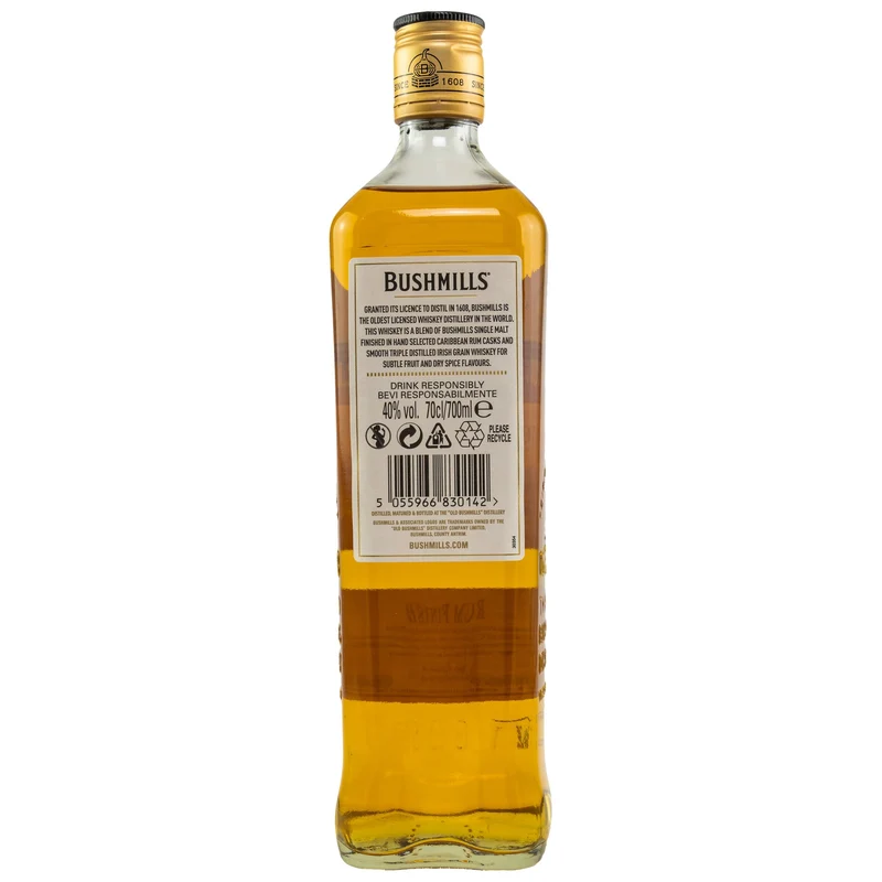 Bushmills | Caribbean Rum Cask Finish | Irish Whiskey | 40%