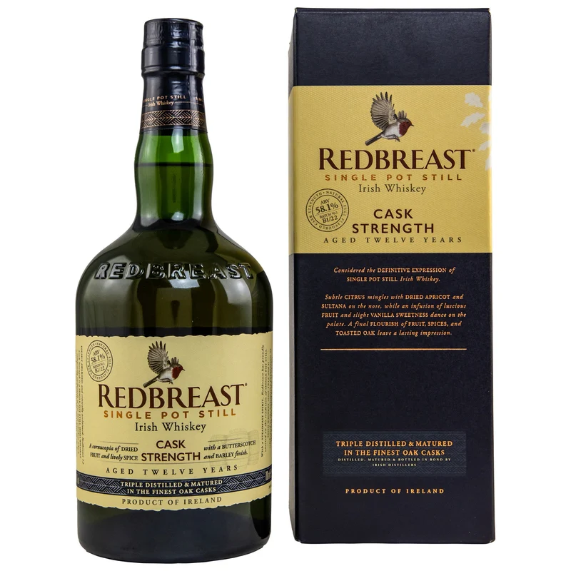 Redbreast | 12 Jahre | Cask Strength | Single Pot Still Irish Whiskey | 58,1%