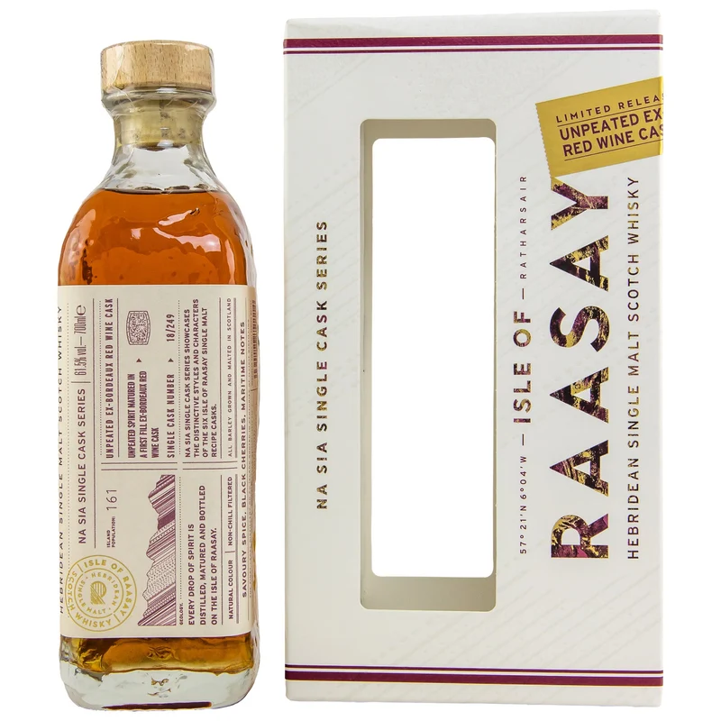 Isle of Raasay | 2018/2022 | Single Cask #18/249 | Red Wine | Herbidean Scotch Whisky | 61,5%