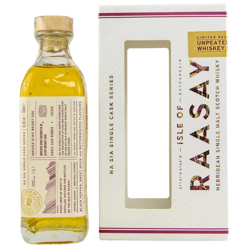 Isle of Raasay | 2019/2022 | Single Cask #19/245 | Rye | Herbidean Scotch Whisky | 61,6%