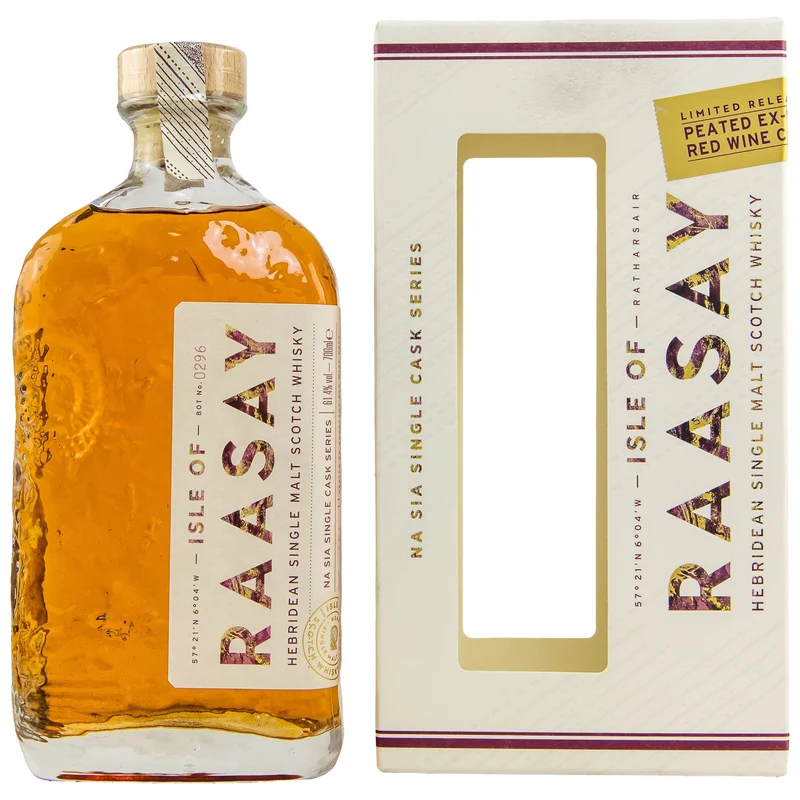 Isle of Raasay | 2018/2022 | Single Cask #18/665 | Peated Red Wine | 61,4%
