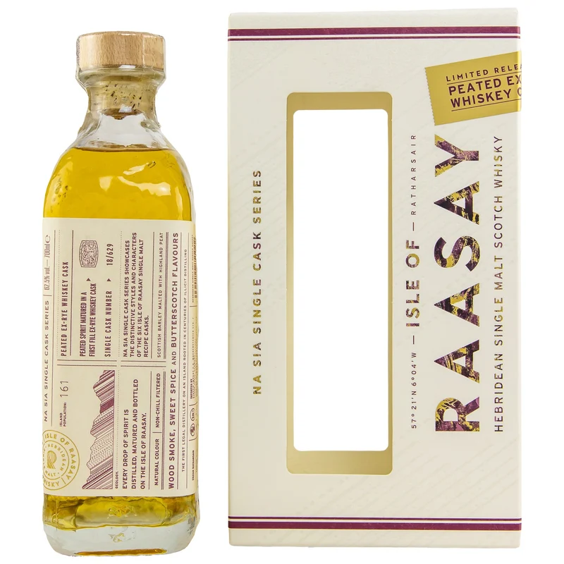 Isle of Raasay | 2018/2022 | Single Cask #18/629 | Peated Rye | 62,5%