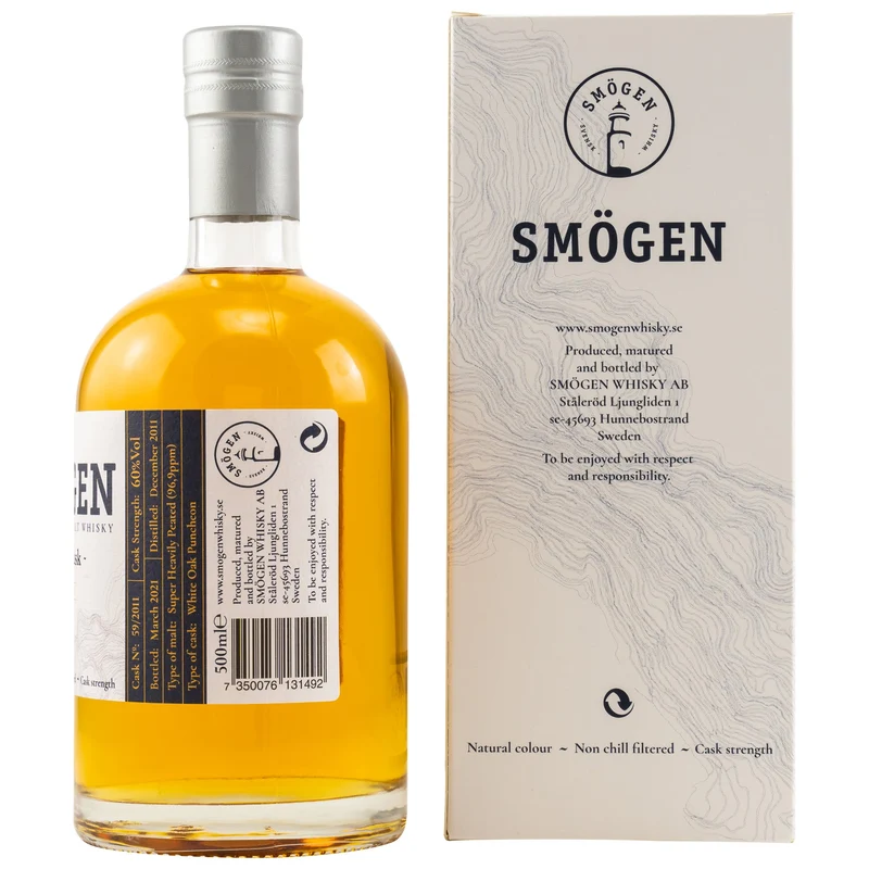 Smögen | 9 Jahre | 2011/2021 | Single Cask 59/2011 | Swedish Whisky | 0,5l | 60%