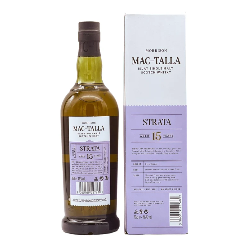 Mac-Talla | Strata | 15 Jahre | Morrison Scotch Whisky Distillers | 46%