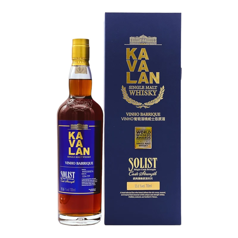 Kavalan | Solist | Vinho Barrique | Cask Strength | Taiwanese Whisky | 55,6%