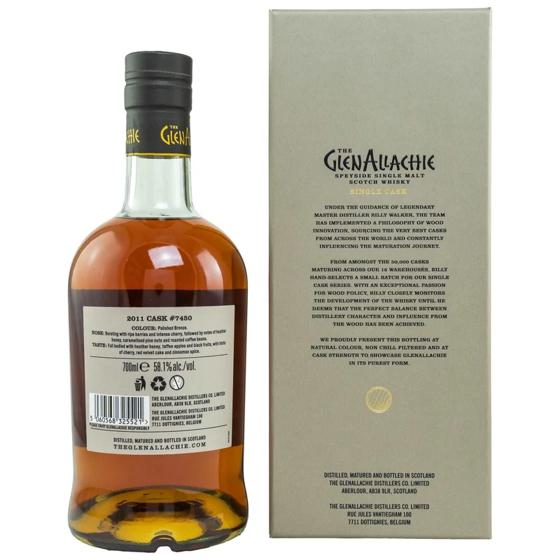 GlenAllachie | 11 Jahre | 2011/2022 | Ruby Port Pipe #7450 | Germany Exclusive | 58,1%