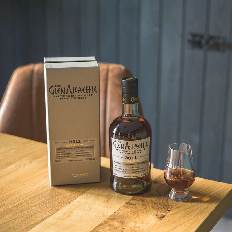 GlenAllachie | 11 Jahre | 2011/2022 | Ruby Port Pipe #7450 | Germany Exclusive | 58,1%