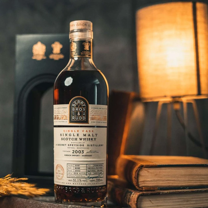 Secret Speyside | 2003/2022 | Cask #5581 | Berry Bros. & Rudd | Kirsch Exclusive | 51,1%
