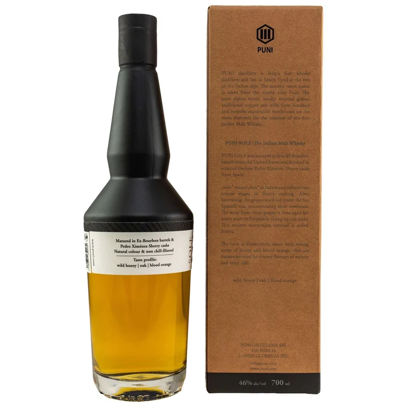 PUNI | Sole | 4 Jahre | Italian Whisky | 46%