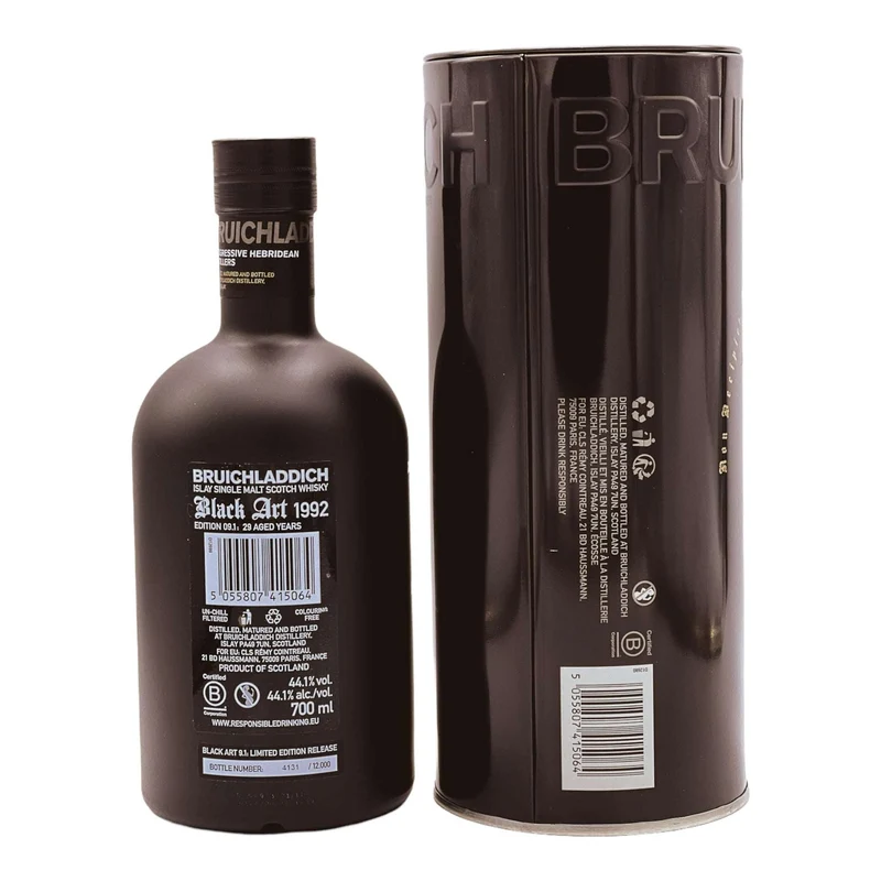 Bruichladdich | 29 Jahre | 1992/2021 | Edition 09.1 Black Art | 44,1%