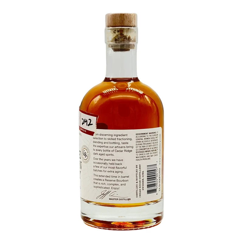 Cedar Ridge | 5 Jahre | Batch #3 | Reserve Bourbon | 0,375l | 43%