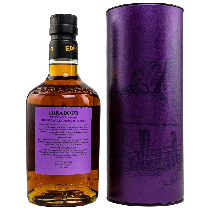 Edradour | 22 Jahre | 1999/2022 | Bordeaux Cask Finish #803+804 | 55,8%