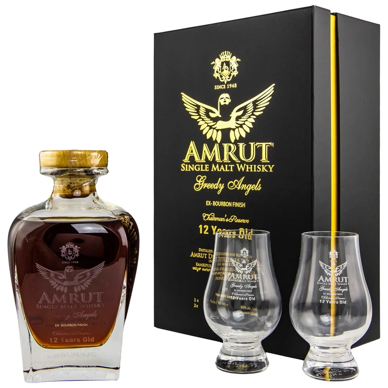 Amrut | 12 Jahre | Greedy Angels | Ex-Bourbon Finish Batch 1 | Indian Whisky | 60%