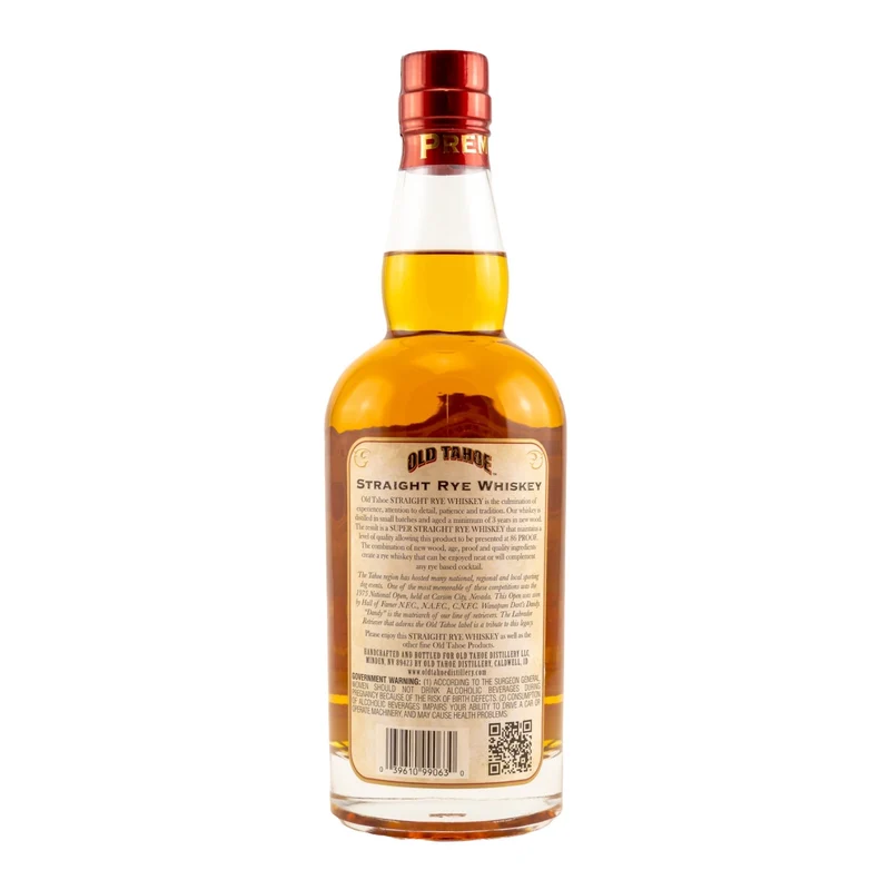 Old Tahoe | Small Batch | Straight Rye Whiskey | 0,75l | 43%