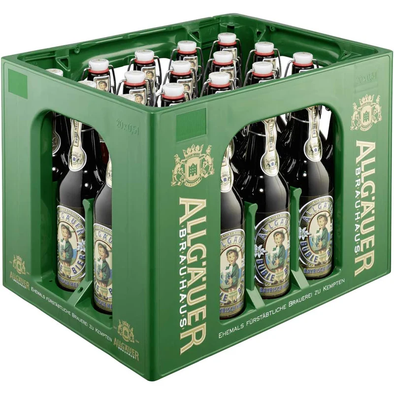 Allgäuer Büble Bayrisch Hell Bügel 20x 0,5 Liter (MEHRWEG)