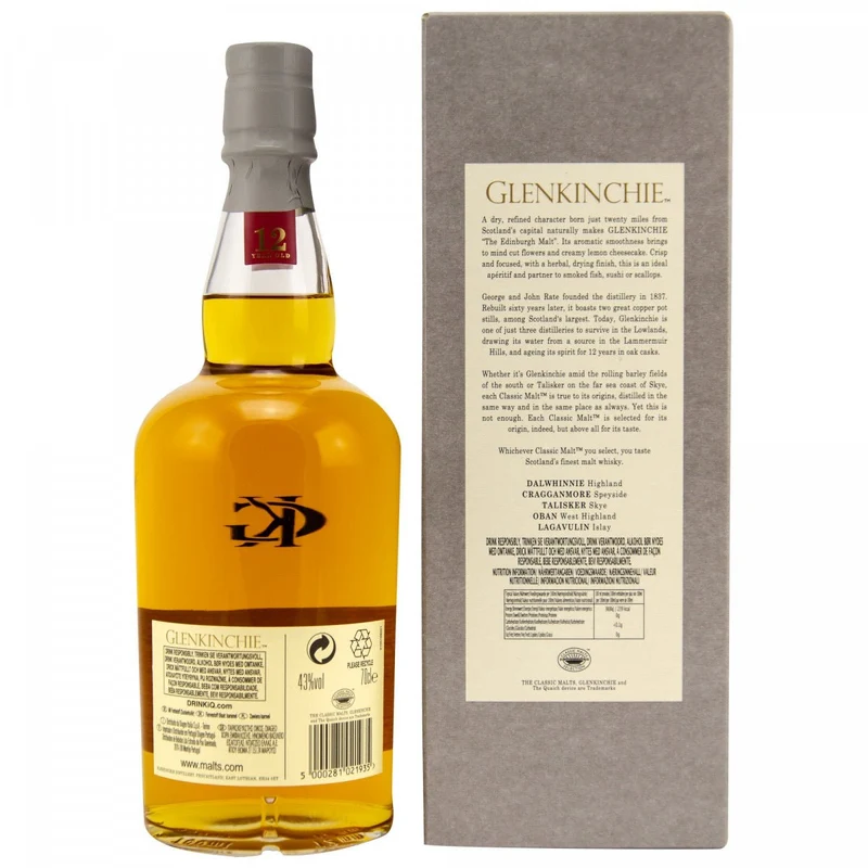 Glenkinchie | 12 Jahre | 43%