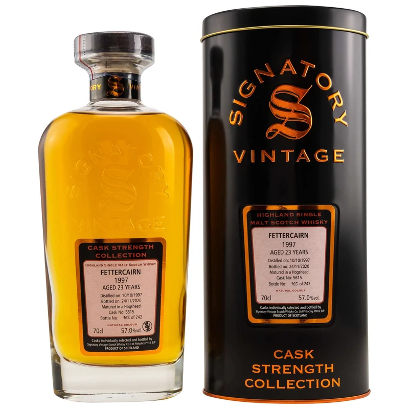 Fettercairn | 23 Jahre | 1997/2020 | Signatory Vintage Cask Strength #5615 | 57%